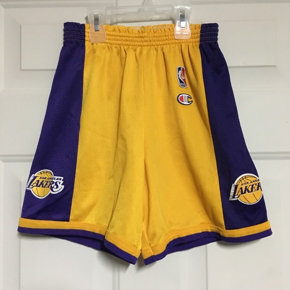 champion lakers shorts